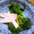 ユーロン's cooksnap of when they made 簡単おいしい☆ハムほうれん草炒め♪.