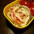 ステルトミチル's cooksnap of when they made お弁当に♪かにかまの七味マヨ和え.