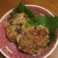 onefineday's cooksnap of when they made 蓮根×きくらげ☆でモチモチつくね焼き♪.