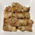 mym1119's cooksnap of when they made てり甘♪まいたけの豚肉巻き.