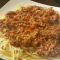 リャン's cooksnap of when they made ミートソース自家製♥トマトを使って♪.