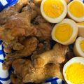 にこふわわ's cooksnap of when they made 煮込むだけ♪手羽元とゆで卵の簡単甘辛煮♡.