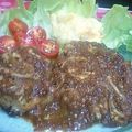 あおかっぱ's cooksnap of when they made 期間限定！新玉葱のおろしハンバーグ.