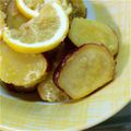 ぷにぷに～mama's cooksnap of when they made さつま芋のレモン煮.