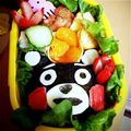 くるゆう's cooksnap of when they made キャラ弁♥♥♥くまもん.