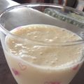 djrisadayo's cooksnap of when they made ふっわふわ!?新食感バナナスムージー.