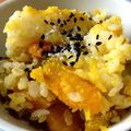 牛乳屋さんのキリン's cooksnap of when they made 炊き込み☆かぼちゃのご飯.