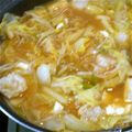 ぷにぷに～mama's cooksnap of when they made キムチ鍋.