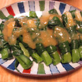tamaci's cooksnap of when they made ちもと（わけぎ）のせんぷくまげ.