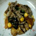 ゆーみんもも's cooksnap of when they made 揚げ新じゃが～豚肉わかめソース～.