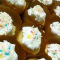 べぽこ's cooksnap of when they made ホワイトチョコの米粉カップケーキ.
