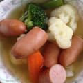 jurihi's cooksnap of when they made 冷凍野菜とソーセージのあったかスープ.