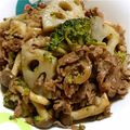 牛乳どーなつ's cooksnap of when they made 牛薄切り肉とレンコンのしょう油バター炒め.