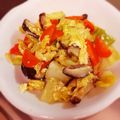 マナティーママ's cooksnap of when they made ノンオイルでキャベツの卵とじ.