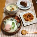 まゆこ．Ｍ's cooksnap of when they made ベーコンと小松菜のほっこりミルクスープ♡.