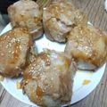 あやたく㌧'s cooksnap of when they made 運動会・遠足に武将のシソ肉巻きおにぎり.