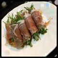 ぺんぎんとまと's cooksnap of when they made 水菜の生ハム巻き.