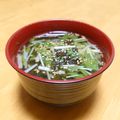 ドルフィンサーモン's cooksnap of when they made 水菜と海苔のスープ.