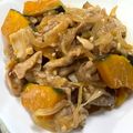 しゅがーぐらいだー's cooksnap of when they made かぼちゃと豚バラの甘辛煮.