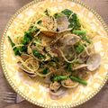 トクライ's cooksnap of when they made 菜の花とアサリのパスタ.