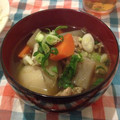 しおりんごちゃ's cooksnap of when they made 簡単！野菜たっぷり　けんちん汁.