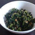 光美ママ's cooksnap of when they made ➏　大根葉のいためた～ん～♪　➏.