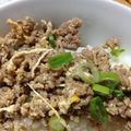 倖田☆きぬ's cooksnap of when they made 簡単‼ひき肉ごはん.