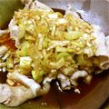 fukudoru's cooksnap of when they made 豚しゃぶのねぎだれがけ.