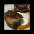 mru123456's cooksnap of when they made 簡単☆ピーマンの肉詰め.