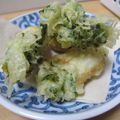 cherissa's cooksnap of when they made 菜の花とちくわの天ぷら.
