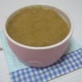 Halまに's cooksnap of when they made ヘルシー版♡キャラメルおさつクリーム♡.