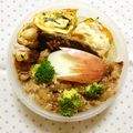 komutatata's cooksnap of when they made クリスマス★りんごdeお花のポテトサラダ.
