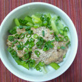ふりかけマカロニ's cooksnap of when they made 小松菜のオイ納豆マヨ和え.