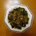 UMAe's cooksnap of when they made 鯨の刺身のコチュジャン焼き肉のタレ和え.