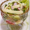 NAGANO久留米's cooksnap of when they made ハムとチーズのサラダ　ドイツ風.