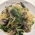 GeamGyu's cooksnap of when they made 牡蠣とほうれん草のパスタ♫.