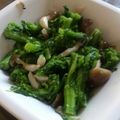 ゆみんこ428's cooksnap of when they made 菜の花としめじのナムル.