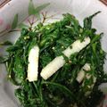 マイポロ's cooksnap of when they made 料理屋さん✿山芋と春菊の胡麻和え、5分.