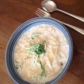 ふーちゃん04's cooksnap of when they made あさりと水菜のスープパスタ.