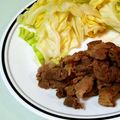 kanakono's cooksnap of when they made 楽チン♪豚こま生姜焼き.