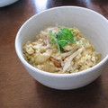 sweethazu's cooksnap of when they made 節約簡単‼たぬき丼♪.