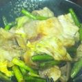 ★ぁねえ★'s cooksnap of when they made ビ－ルに♪ニンニクの芽と豚肉の簡単炒め物.