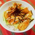 makichaki's cooksnap of when they made 簡単！鶏胸肉照り焼き丼.