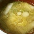 野生のねぎ's cooksnap of when they made 絶品！ごま油で白菜の味噌汁！！.