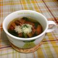 まゆこ．Ｍ's cooksnap of when they made トマトのコンソメスープ.