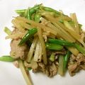 くりぃむ・ぱふ's cooksnap of when they made 春の香り☆うどと豚肉の炒め物.