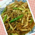 ＪＵＮＲＩＮ's cooksnap of when they made 牛肉とにんにくの芽の炒め物.