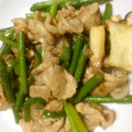 うなちゃん！'s cooksnap of when they made 豚肉とニンニクの芽の炒め物.