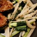 Ｍぱん's cooksnap of when they made 小松菜とじゃが芋のニンニク炒め♪.