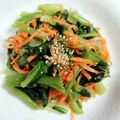 プルンバゴ's cooksnap of when they made 小松菜とにんじんの和風ナムル.